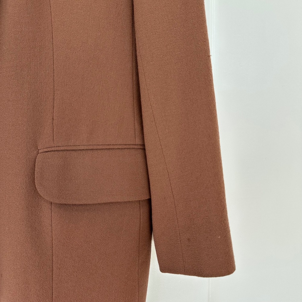 Tailored by Harlan Vintage Women's Brown‎ Blazer Rust 16 Large 90s - Picture 6 of 13